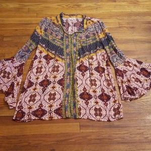 Bohemian mini dress